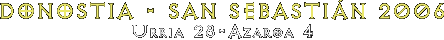 Donostia San Sebastian 2006