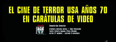 El cine de terror USA años 70 en carátulas de video