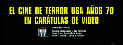 El cine de terror USA años 70 en carátulas de video 